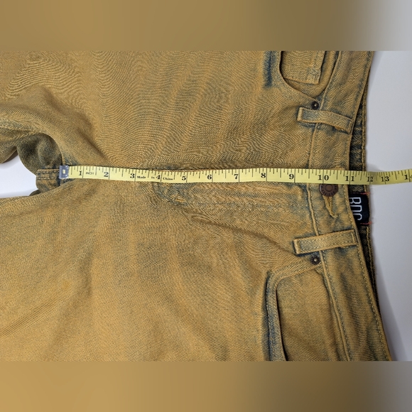 BDG Womens US 26 Mom High Rise Orange/Gold Acid Wash Jeans Preowned - Picture 12 of 13